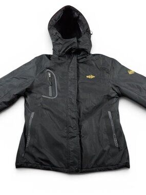 Wantdo Men's Mountain Waterproof Ski Jacket Windproof Rain Jacket Medium Black